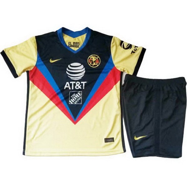 Trikot Club América Heim Kinder 2020-21 Gelb Fussballtrikots Günstig